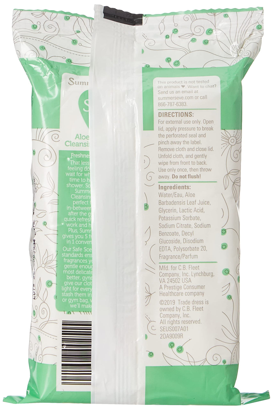 Summer's Eve Target Exclusive Aloe Love Cleansing Cloths - 32 Count