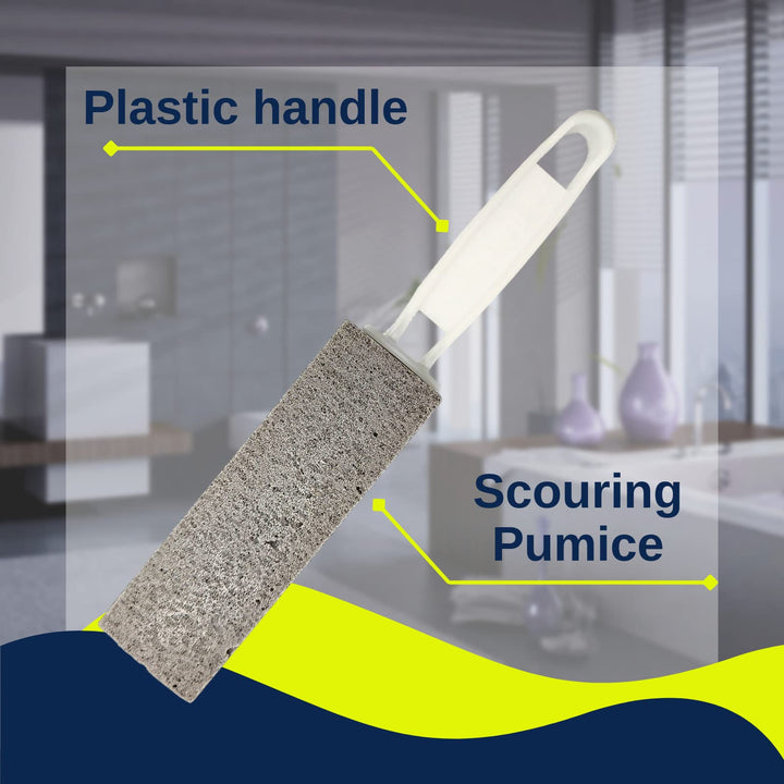 PUMIE Pumice Stone Toilet Bowl Ring Tough Stain Cleaner