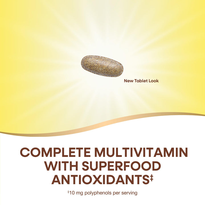 Nature's Way Alive! Women’s Complete Multivitamin, Supports Energy Metabolism and Hair, Skin & Nails, Superfood Antioxidants, B-Vitamins, 50 Tablets (Packaging May Vary)