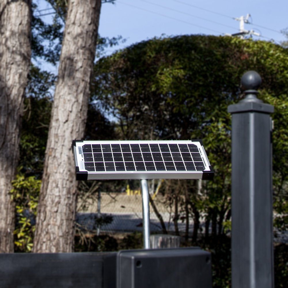 10 Watt Solar Panel Kit (FM123) for Automatic Gate Openers