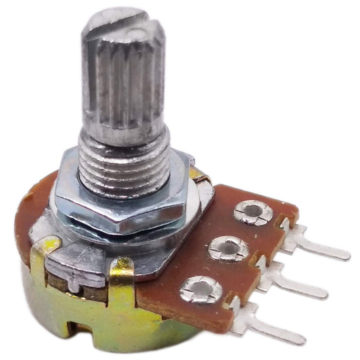 CGjiogujio 5pcs 2M ohm Linear Taper Rotary Potentiometer Panel Pot B2M 15mm