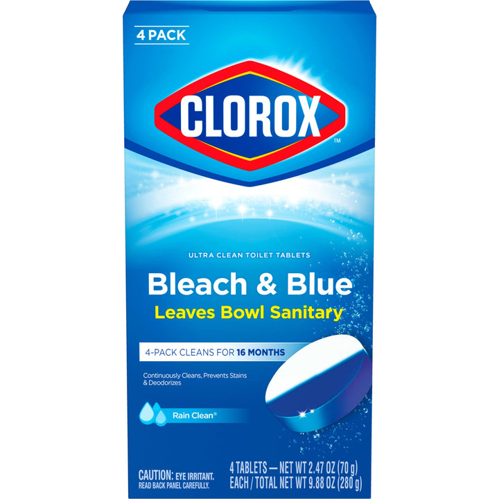 Clorox Automatic Toilet Bowl Cleaner Tablets, Bleach &a