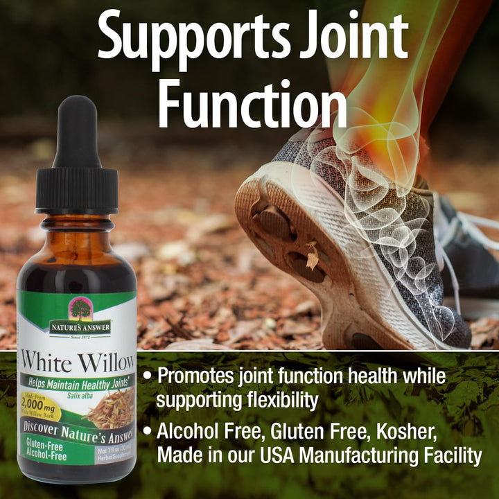 Natures Answer White Willow Bark Extract 1 Ounce - Alco