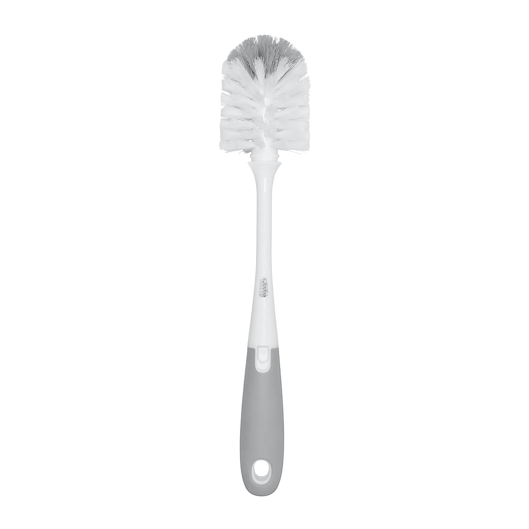 Tot Bottle Brush with Nipple Cleaner and Stand - Gray