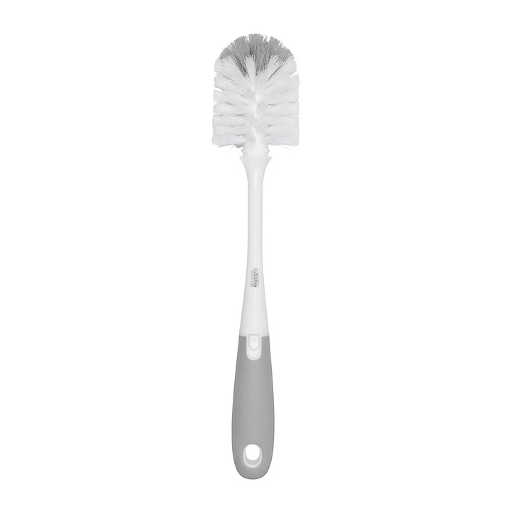 Tot Bottle Brush with Nipple Cleaner and Stand - Gray