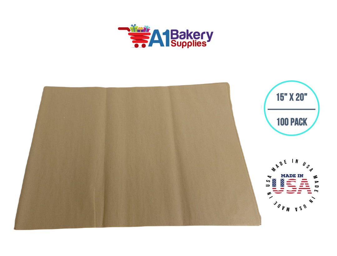 Antique Gold Tissue Paper 15 Inch X 20 Inch - 100 Sheet