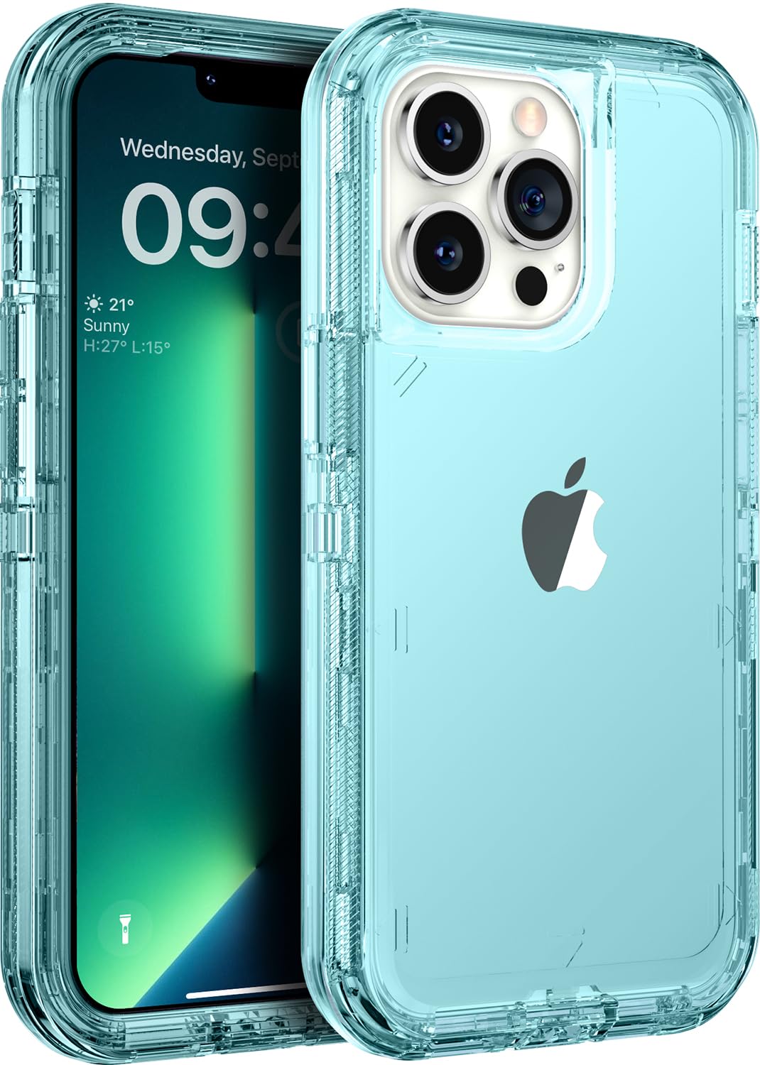 ORIbox for iPhone 13 Pro Max/12 Pro Max Case Blue, [10 