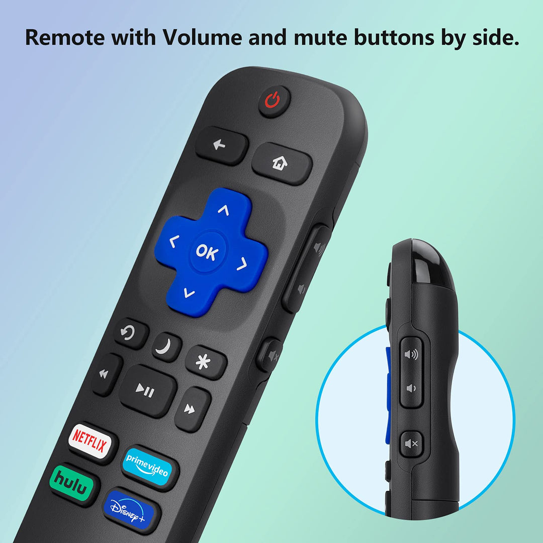 Replacement Remote Control Only for All Roku TV, Compat
