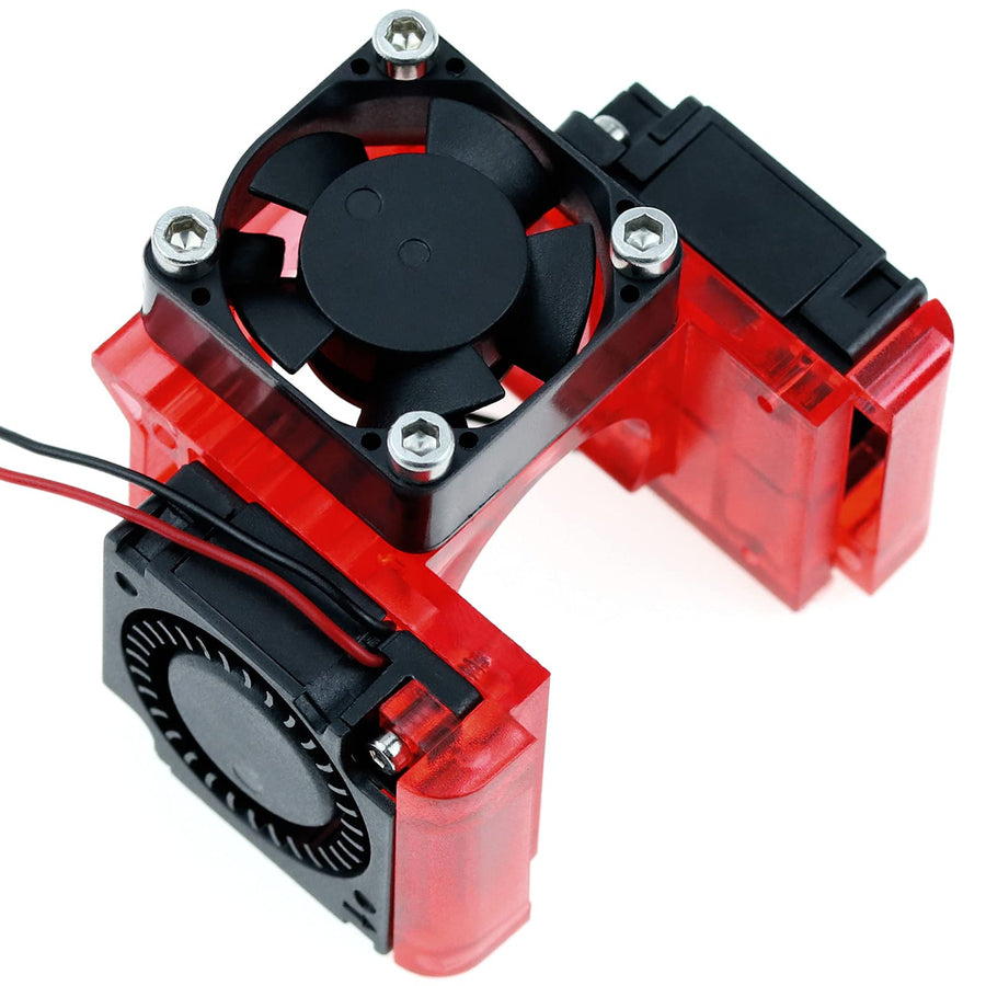 Haldis 3D Printer Cooling Fans Set, Upgrade 3Pcs 3010 Fans Premium Quiet 30x30x10mm Fan for E3D V6 Hotend (Red 12V)