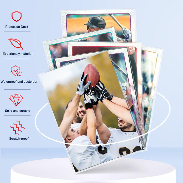 500 Counts Card Sleeves Toploaders for Trading Card, So
