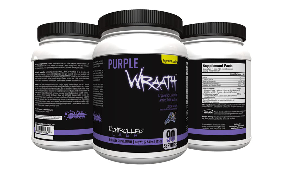 Controlled Labs Purple Wraath Purple Lemondae, 45-Servi