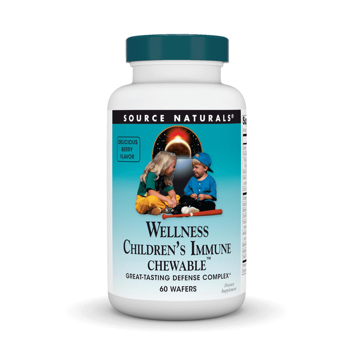Wellness Children&#39;s Immune Chewable, Great-Tasting Defense Complex, Berry Flavored* - 60 Wafers