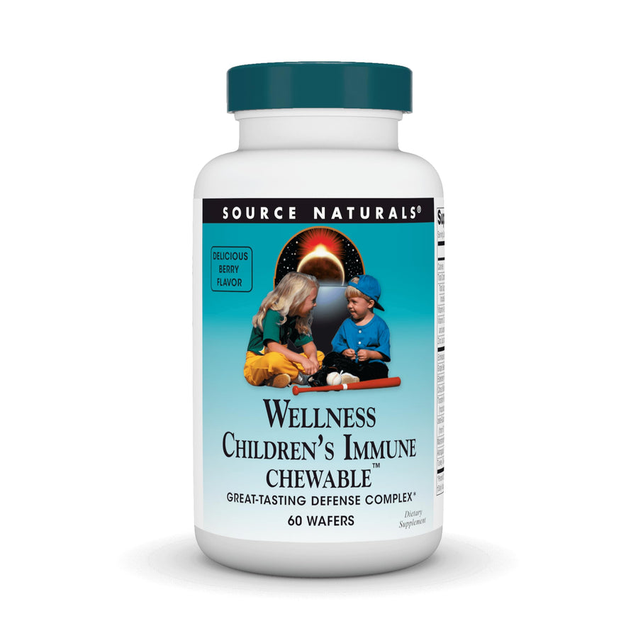 Wellness Children's Immune Chewable, Great-Tasting Defense Complex, Berry Flavored* - 60 Wafers