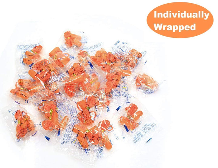 20 Pairs Soft Foam Ear Plugs NRR 32dB for Sleeping Nois