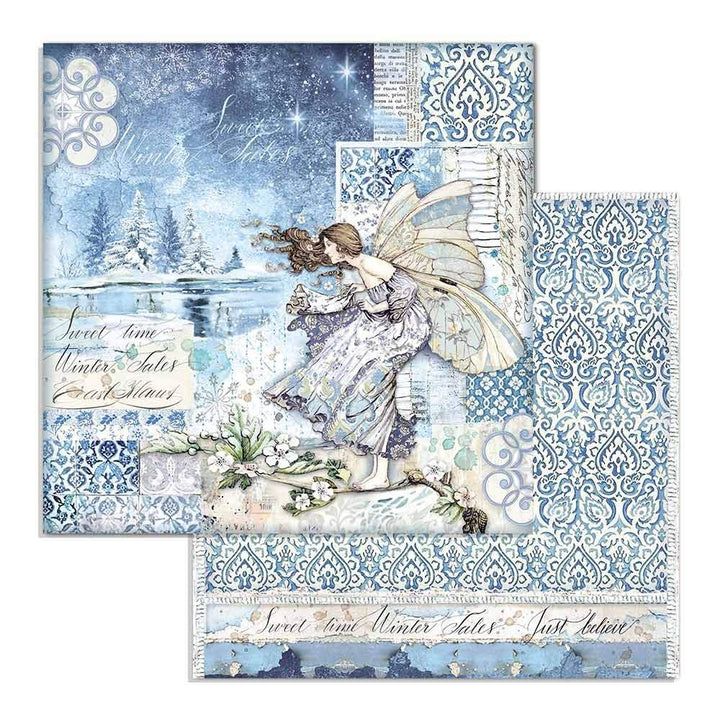 STAMPERIA INTL, KFT (3PL) -Scrapbooking Pad-Double Face-Winter Tales, Multicoloured, 15.24x15.24, SBBXS04