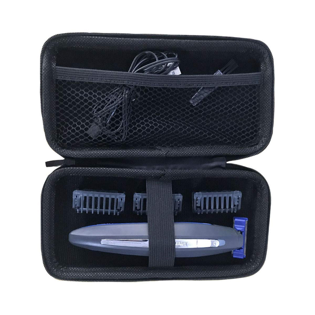 Hard Storage Travel Case for Micro Touch SOLO Oneblade Case EVA Travel Carrying Case Full Body Trimmer and Shaver Case