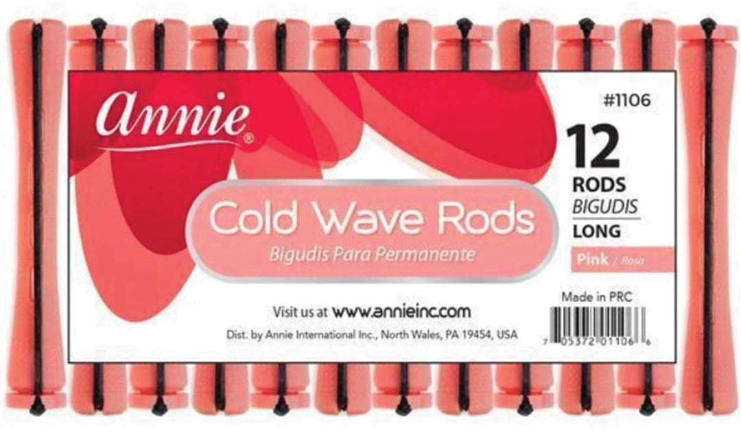 3 Packs Of Cold Wave Rods Long #1106 (12 Pieces Per Pack)