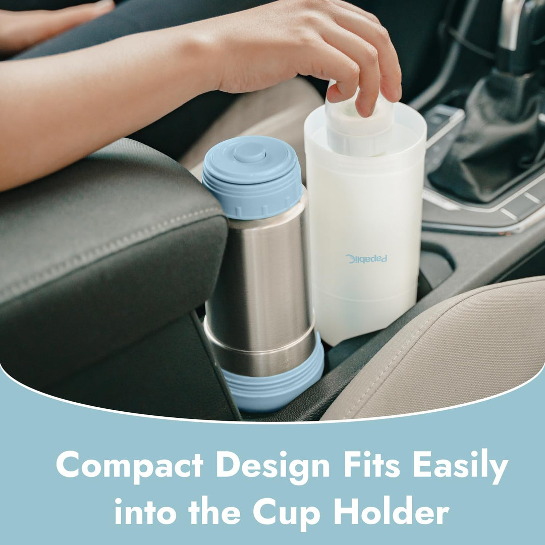 Papablic Portable Travel Baby Bottle Warmer On The Go, 