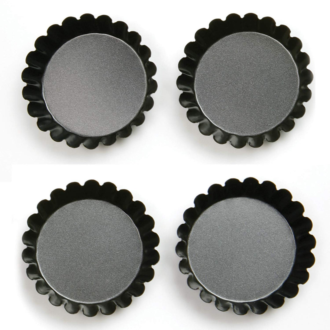 Norpro Non-Stick Tartlet Pans, Set of 4, Metallic