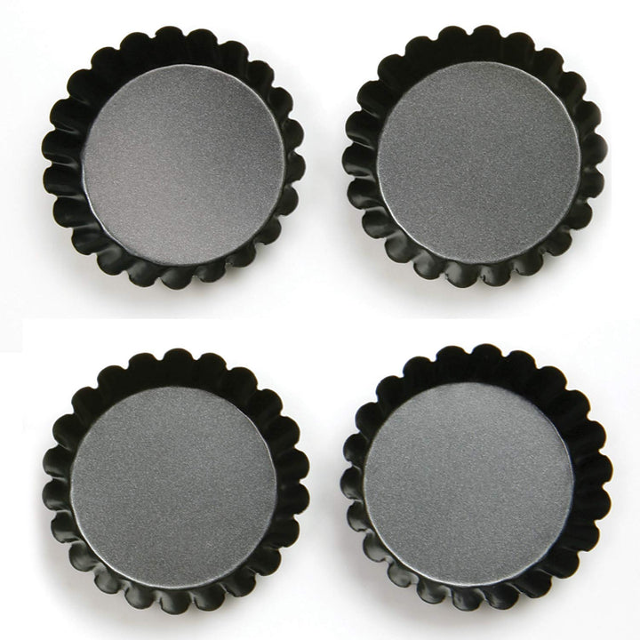 Norpro Non-Stick Tartlet Pans, Set of 4, Metallic