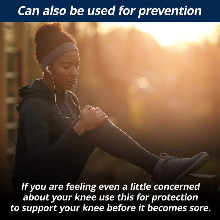 Knee Brace For knee Pain , Compression Knee Sleeve with Side Stabilizers &amp; Gel Pad | For Men and Women | Joint Pain Relief | Running, Basketball , Sports |Medical Grade Knee Pads For Meniscus Tear Knee Pain ACL MCL Injury Joint Recovery - Single (Med