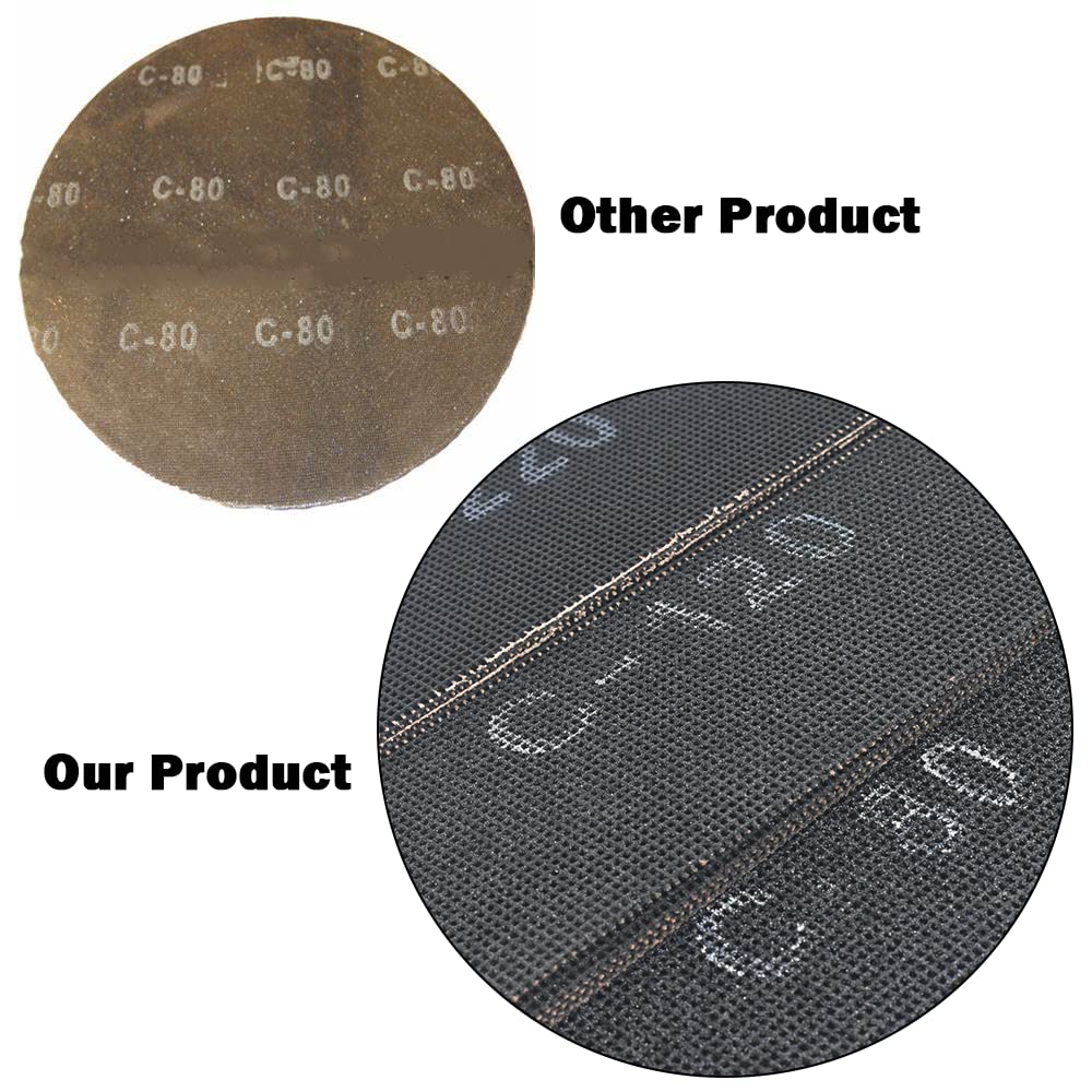 SCOTTCHEN Sanding Mesh 1/4 Sheet (12pcs) 5.5 x 4.5 for 