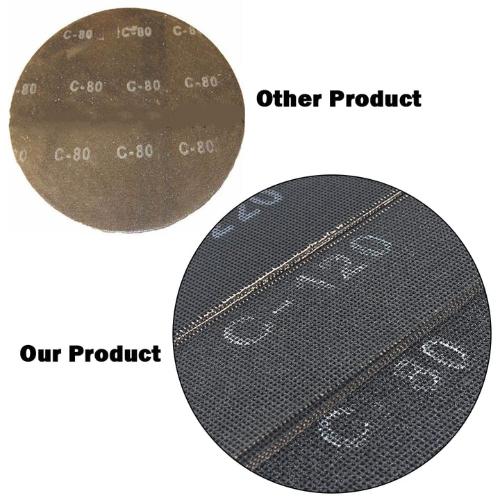 SCOTTCHEN Sanding Mesh 1/4 Sheet (12pcs) 5.5 x 4.5 for 