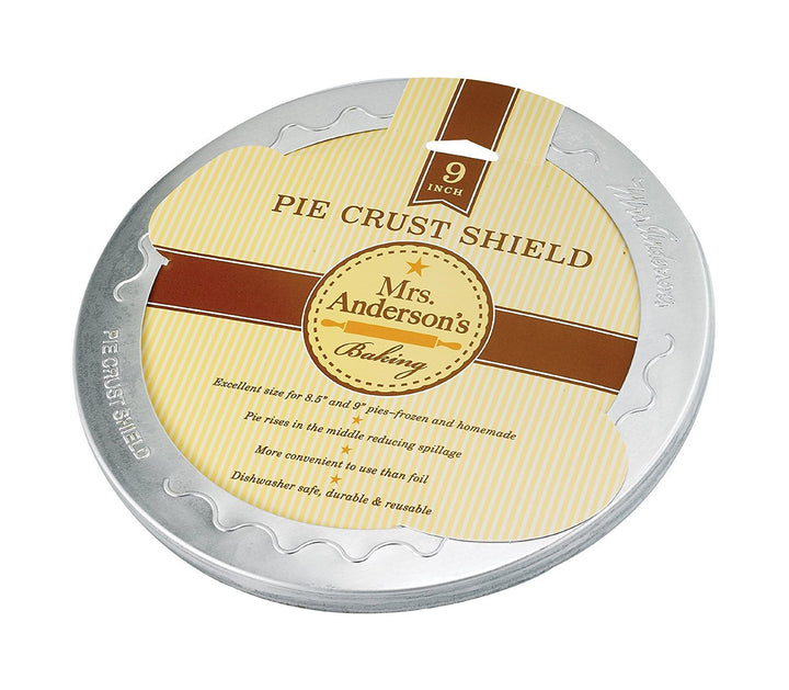 Mrs. Anderson&#39;s Baking Pie Crust Protector Shield, Fits Most 9-Inch Pie Plates