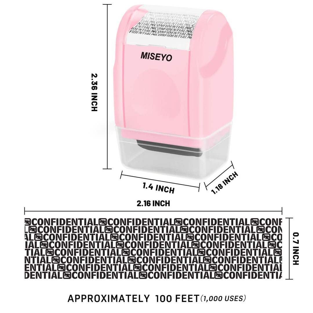 Miseyo Identity Theft Protection Roller Stamps for Data
