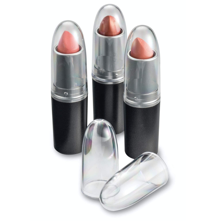 Clear Acrylic Lipstick Caps - Replaces Original Individual MAC Lipstick Caps - See Your Favorite Lipstick Color Easily - Choose From 4/12/24 Pack Options (12 Pack)