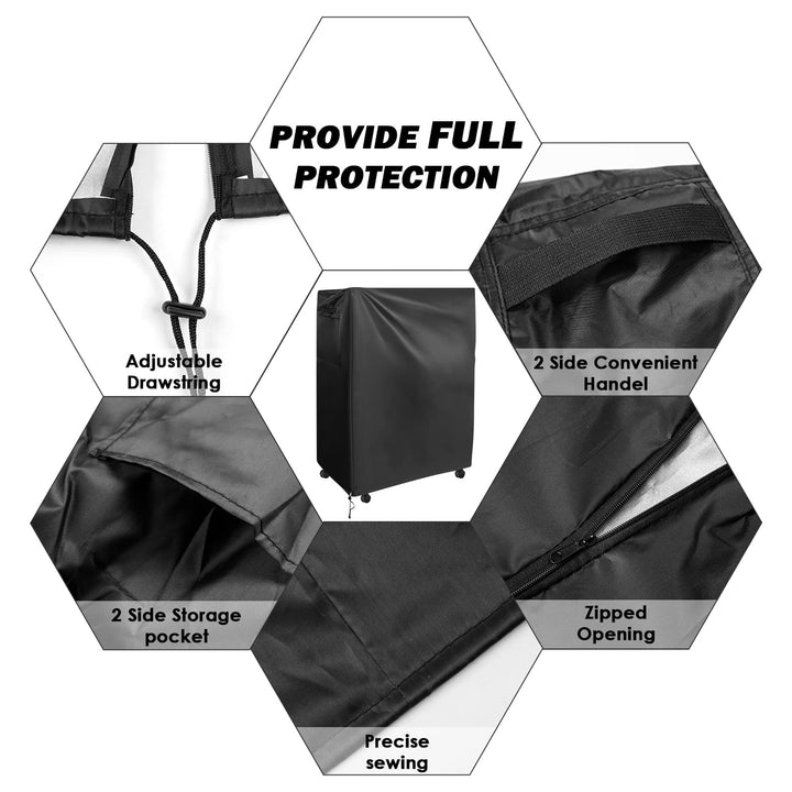 Multifunctional Protective Cover Rollaway Bed Cover, Waterproof, w/ Strong Zipper, Buckles &amp; Side Storage Pocket