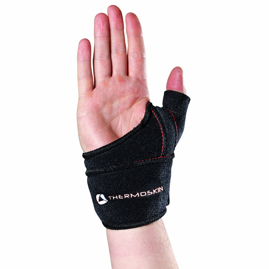 Thermoskin Thumb CMC Right Wrist Wrap, Black, Small and