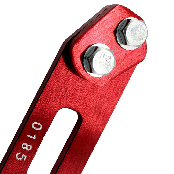 Rear Tow Towing Hook for Universal Car, JDM Bumper Quick Release Auto Trailer Ring Aluminum Alloy, Improved Wiredrawing Anodizing (Red)