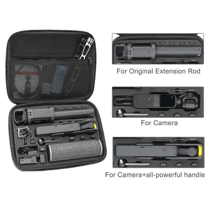 Medium Osmo Pocket 2 Portable Surface-Waterproof Carrying Case Compatible with DJI Osmo Pocket 2, Protective Travel Storage Bag for DJI osmo Pocket 2 Accessories