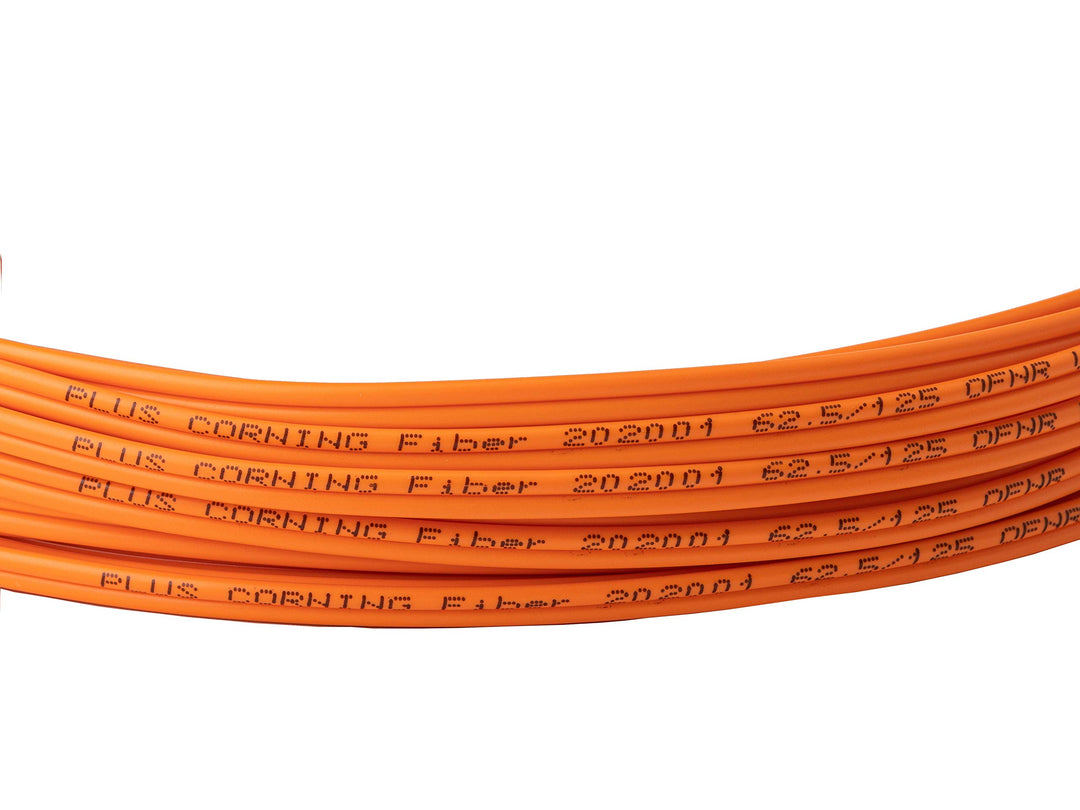 Multimode OM1 62.5/125 Fiber Patch Cable, Duplex LC to 