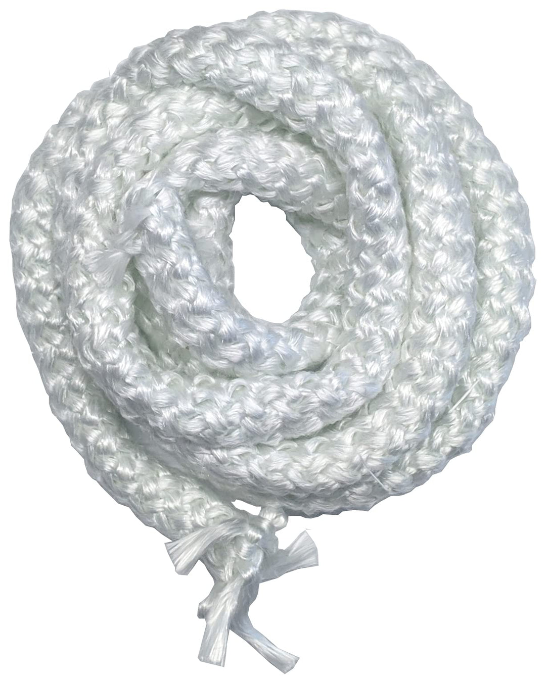 Wood Stove Replacement Gasket for Woodburning Stoves - White Fiberglass Gaskets (5/8 x 84 Rope)