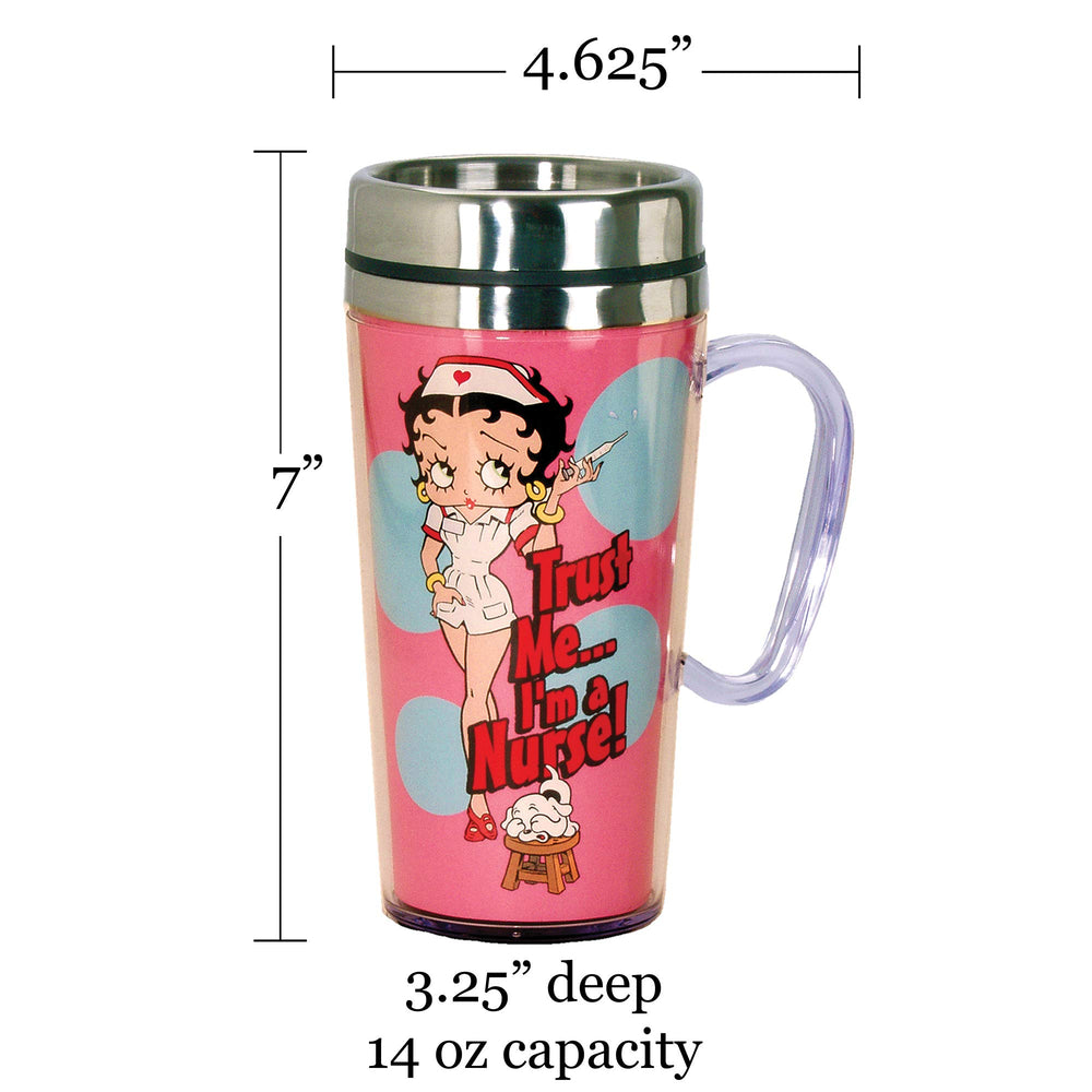 Spoontiques - Insulated Travel Mug - Betty Boop Nurse C