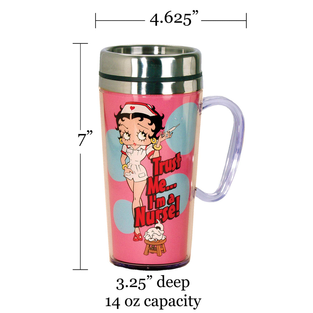 Spoontiques - Insulated Travel Mug - Betty Boop Nurse C