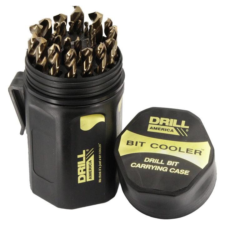 - D/A29J-CO-PC 29 Piece M42 Cobalt Drill Bit Set in Round Case (1/16 - 1/2 X 64ths), D/ACO Series