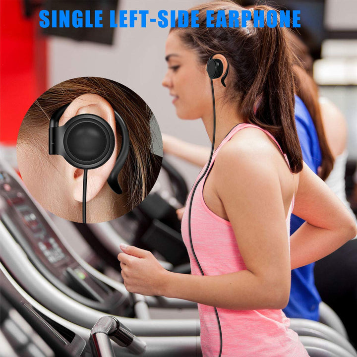 EXMAX 3.5mm Single Side Earphone Earbud One Ear Headpho