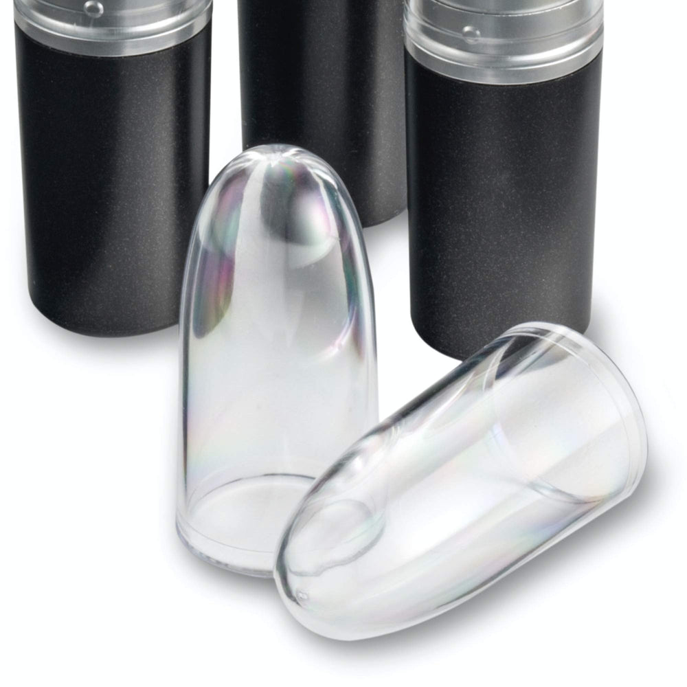 Clear Acrylic Lipstick Caps - Replaces Original Individual MAC Lipstick Caps - See Your Favorite Lipstick Color Easily - Choose From 4/12/24 Pack Options (12 Pack)