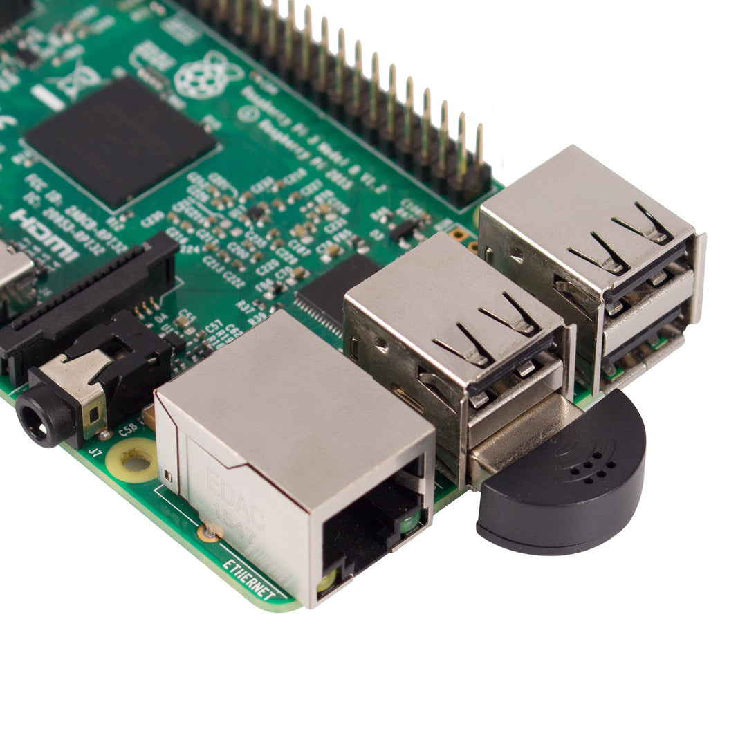 USB 2.0 Mini Microphone for Raspberry Pi 4 Model B, Module 3B+, 3B 2 Module B &amp; RPi 1 Model B+/B Laptop Desktop PCs Skype VOIP Voice Recognition Software