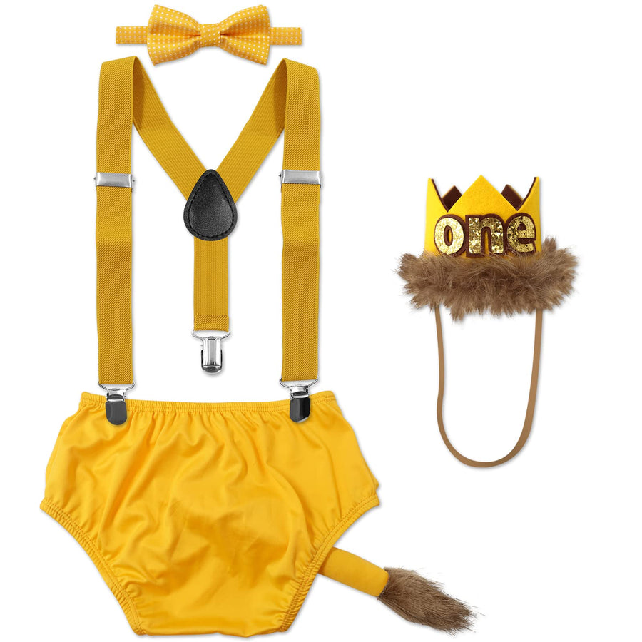 Eunikroko Jungle First Birthday Cake Smash Outfit Wild 