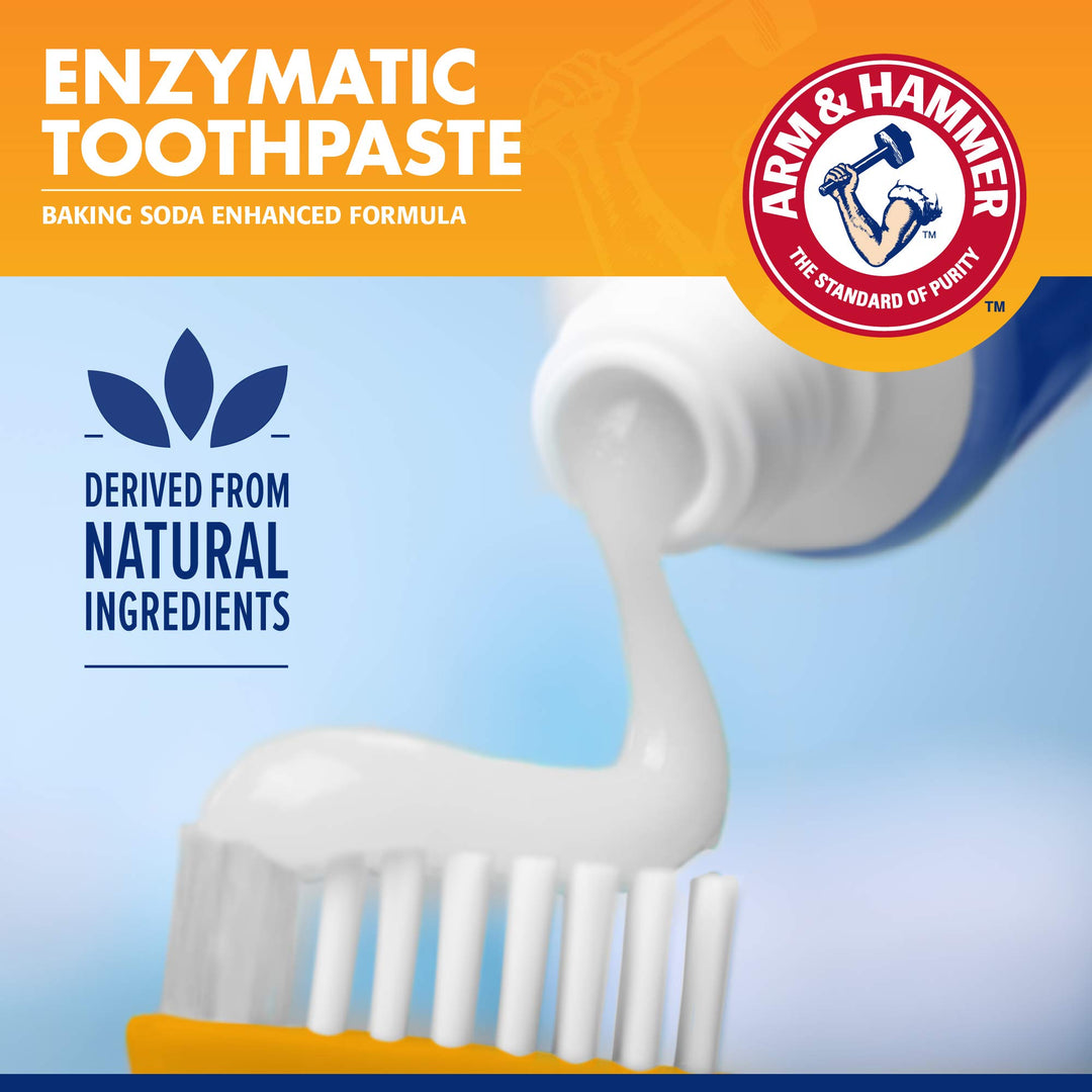 Arm & Hammer for Pets Tartar Control Kit for Dogs Contains Toothpaste, Toothbrush & Fingerbrush Reduces Plaque & Tartar Buildup, 3-Piece Kit, Banana Mint Flavor (Pack of 1)