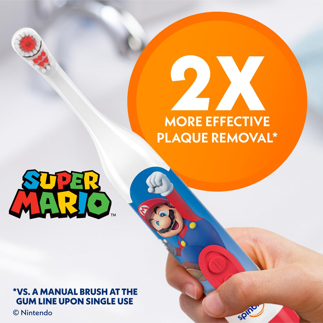 Spinbrush Super Mario (Style and Theme May Vary)