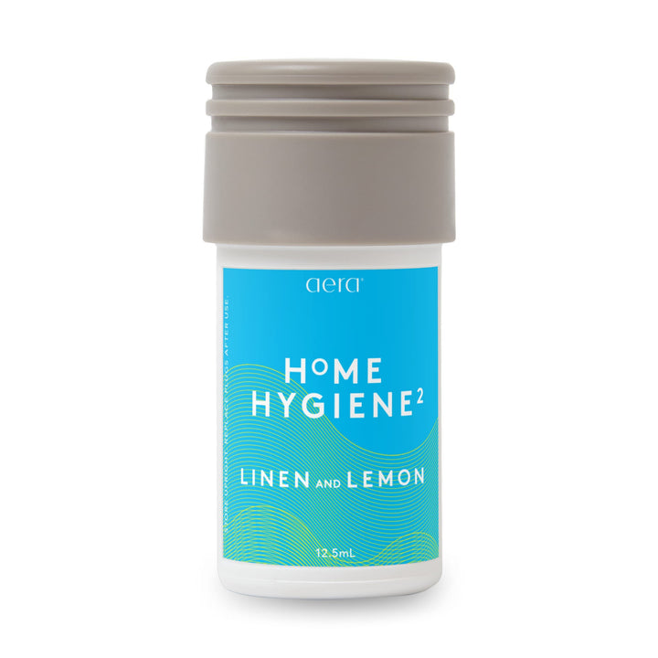 Aera Mini Home Hygiene Linen and Lemon Home Fragrance Scent Refill - Notes of Lemon Peel, Copaiba and Pine - Works with Aera Mini Diffuser, Mini Scent Capsule Size