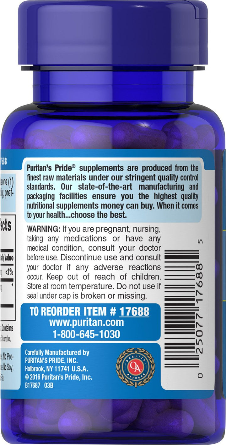 Puritans Pride Hyaluronic Acid 100 mg Capsules, 60 Coun