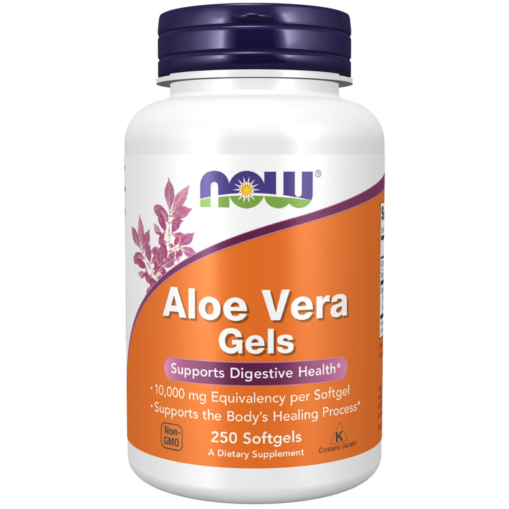 Supplements, Aloe Vera (Aloe barbadensis) 10,000 mg, Supports Digestive Health*, 250 Softgels
