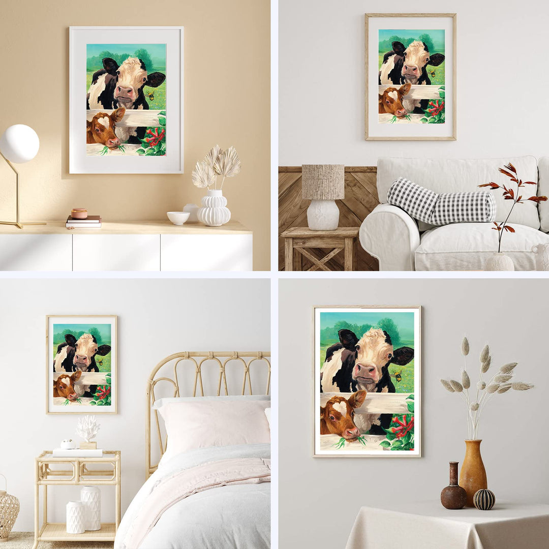 NAIMOER 5D Cows Diamond Art Kits for Adults,Diamond Art