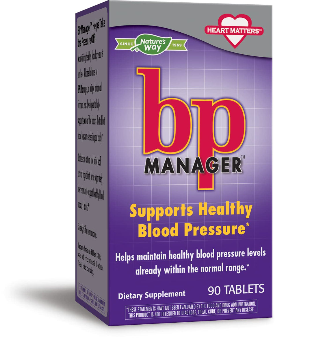 Enzymatic Therapy BP Manager Tablets, 90 Count